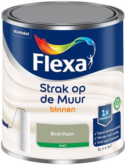 Flexa - Strak Op De Muur Binnen Mat - Binti Palm - Mengverf - 1 L