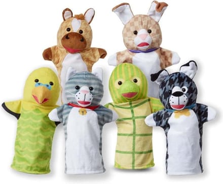 Melissa & Doug - Huisdier-vriendjes poppenkast handpoppen - Pet Bud