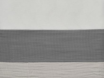Jollein Baby Laken Wieg 75x100cm Wrinkled - Storm Grey