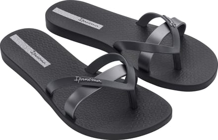 Ipanema Kirei Slippers Dames - Black/Silver