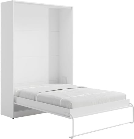 Vente-unique Bedkast hout wit 160 x 200 cm
