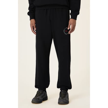 FILA Parella Relaxed Graphic Sweatpants Black Taglia: S | Pantaloni Outlet | Uomo | Nero