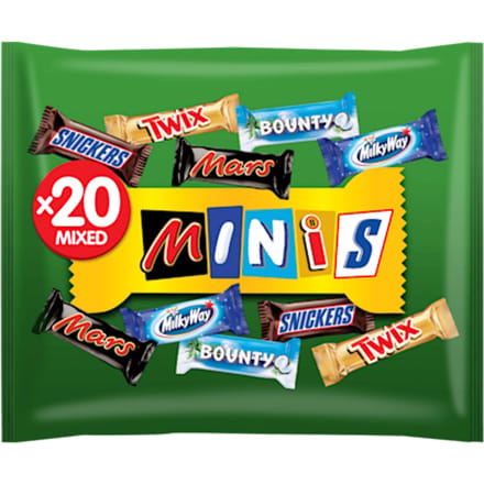 Mars Mini Chocolade Gemengde Verpakking - 400 g