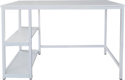 Bureau Stoer - computertafel -  industrieel design - 120 cm breed - wit