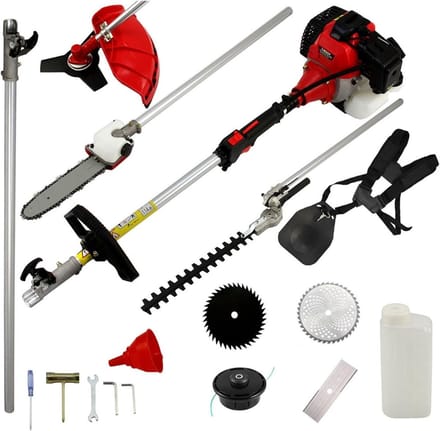 Tuinwerktuig - Multitool - Onderhoud Tuin - 5-in-1 Functionaliteit - 6.5 kg - Zwart
