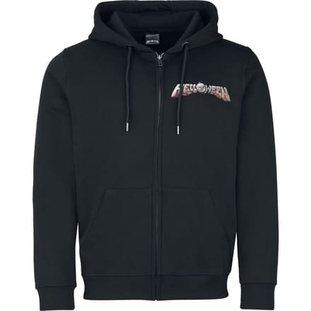Helloween Vest met capuchon - Shadow Pumpkin - S tot L - voor Mannen - zwart