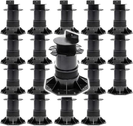 Verstelbare Terrasdragers Set 20 Stuks Hoogte 140-210 mm Draagkracht 2700 kg