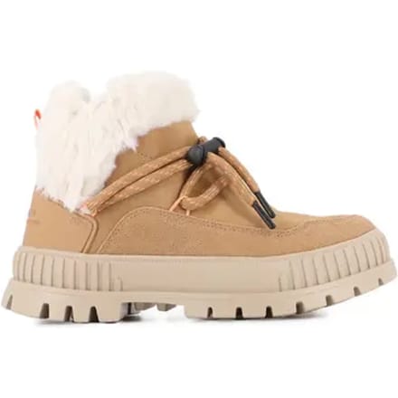 Palladium Pallashock Lo Hiver Enkellaarsjes Plat - cognac - Maat 37