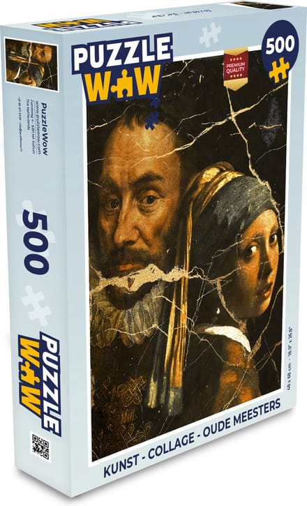 Puzzel Kunst - Collage - Oude meesters - Legpuzzel - Puzzel 500 stukjes