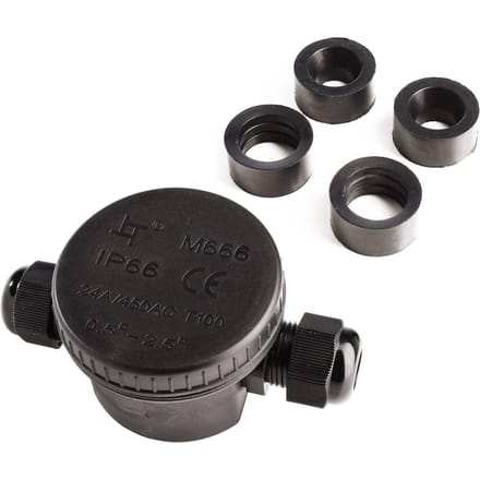Deko-Light Outdoor-2-voudig-verdeler rond voor kabel 5-12mm