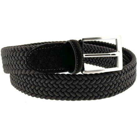 LeCram 1002 Elastische vlecht riem bruin, 120