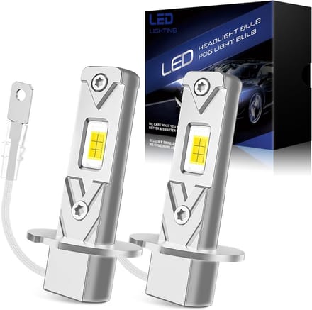 Krachtige H3 LED Lamp (2 stuks) 30.000 LM - 220W Wit Licht - Plug & Play Koplampen Auto & Motor