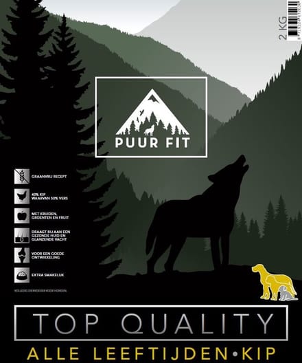 Puur Fit Top Quality Alle Leeftijden Kip Middel en Groot 1 kg