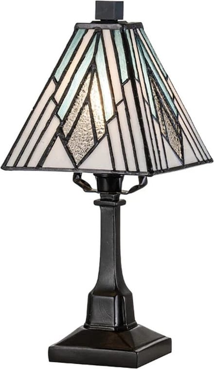 Elstead Lighting Tiffany LED Tafellamp Alderley | 1X E14 Max 40W | Dimbaar | Vintage Bronze