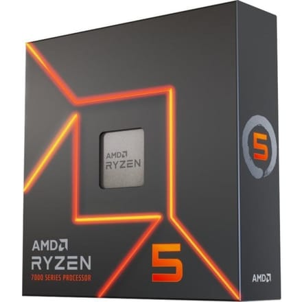 AMD Ryzen 5 7600X Boxed - Desktop processor - CPU - 6 Core - 12 threads - 4.7 GHz/5.3 GHz - Socket AM5