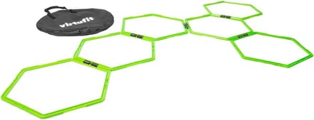 Agility Grid Set - Trainingsladder Voetbal - Sport Training - Inclusief Opbergtas - 6 Stuks