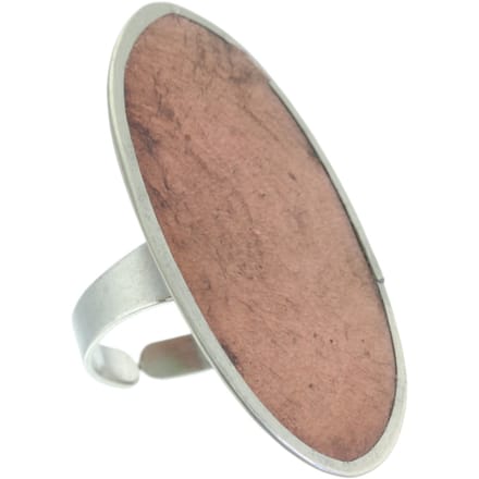 Behave - Ring - Verstelbare Ring - Schelp - Handgemaakt & Uniek Natuurproduct | 4,2 cm x 2,3 cm