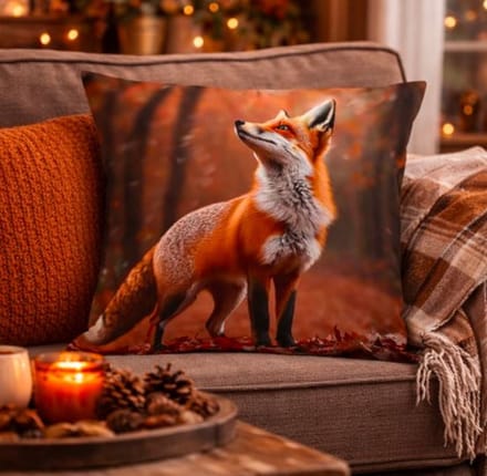 Autumn Fox Collection Kussenhoes - 45x45 cm