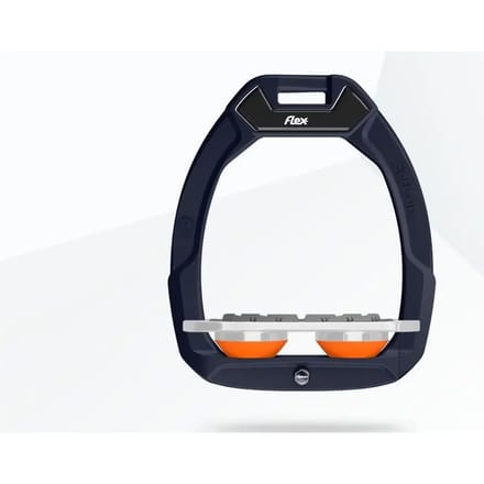 Veiligheidseisen voor paardrijden Plat Grip Bruin/Grijs/Oranje Flex-On Safe-On