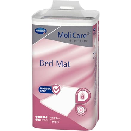 Hartmann Molicare Premium Bed Mat 7 gouttes 40 x 60 cm - 1 paquet de 30 protections
