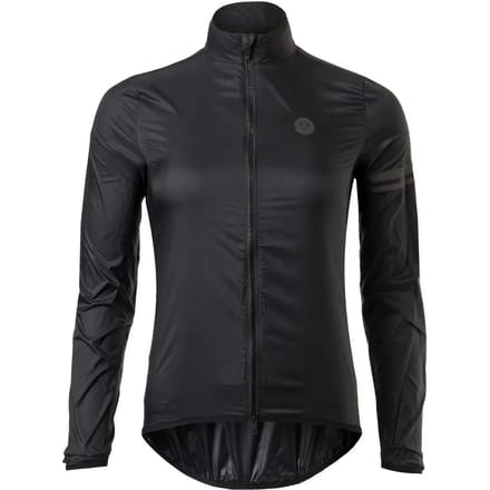 AGU Essential - Windjack Dames - Fietsjack - Winddicht en waterafstotend - Ademende mesh rug - Opvouwbaar - Reflecterende details - Zwart - M