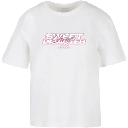 Dames-T-shirt Miss Tee Sweet Disaster