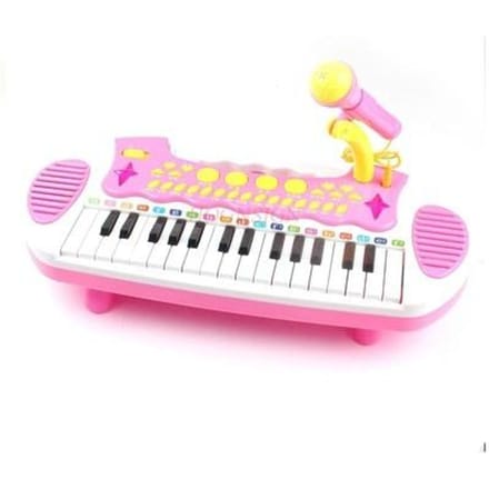Cartoon Elektronisch Orgel Geüpgraded Muziekspeelgoed
