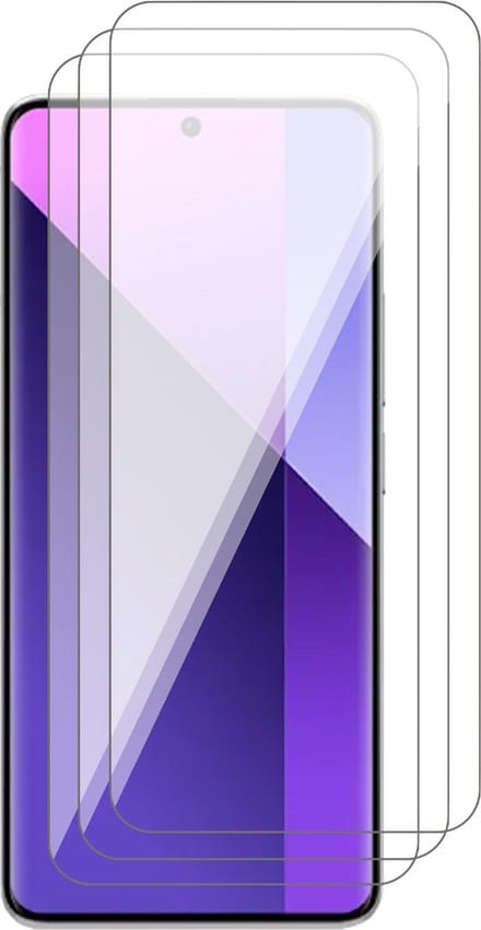 Screenprotector geschikt voor Xiaomi Redmi Note 13 Pro Plus - 3x Glas Screen Protector