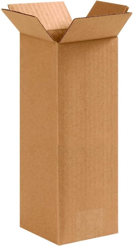 25 Golfdozen Kraft Karton 10x10x25 cm voor Ballen en Cadeaus