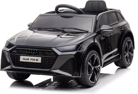 Audi RS6 12V Kinderauto Zwart