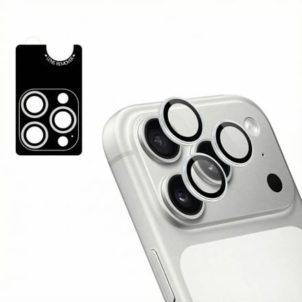 imoshion Camera Lens Protector - Geschikt voor iPhone 17 Pro/ iPhone 17 Pro Max - 2 Pack - Zilver