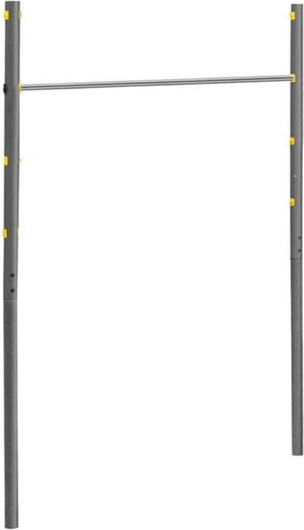 White-Label® Turnrek - Rekstok - Duikelrek - Tuinrek - Grijs