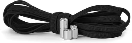 Ecorare® - Elastische veters - Schoenveters - Zwart - Plat - Niet meer strikken