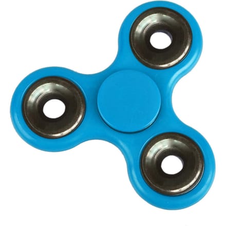 Tri Triangle Fidget Handvinger Spin Spinner Widget Focus EDC Pocket Desktoy Plastic Cadeau voor ADHD blauw
