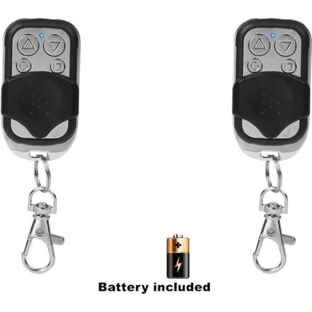 Télécommande universelle 433 MHz sans fil RF pour portails électriques, porte de garage, voiture, moto, système d'alarme Clone Remotes