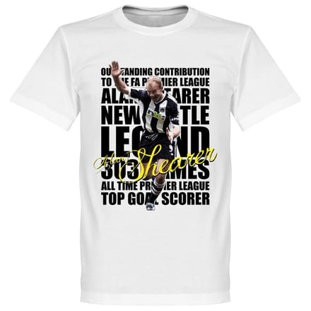 Shearer Legend T-Shirt - Wit  - 5XL