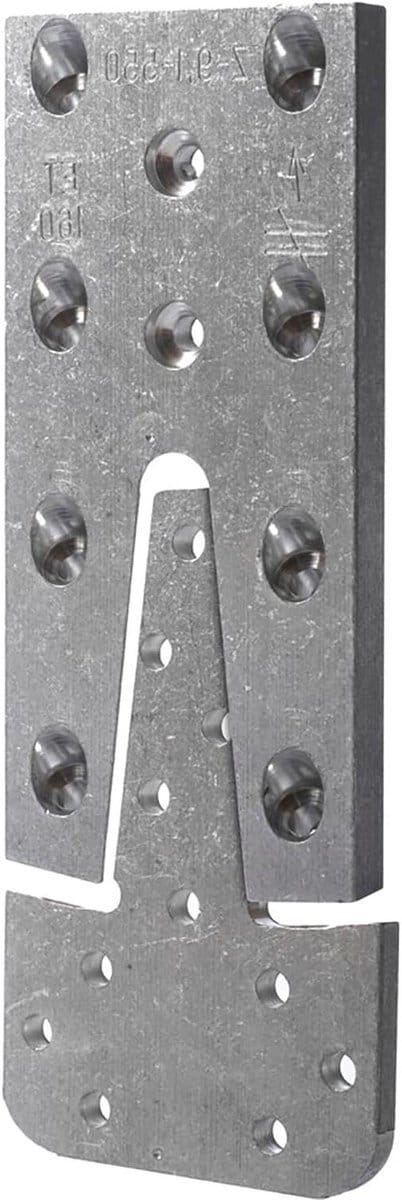 Houtverbinder - Steunbeugel - Houten constructies - Met goedkeuring - 168 mm hoog - Aluminium