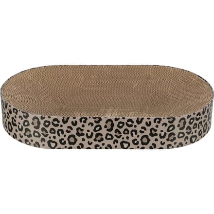 Trixie krabmat / mand leo karton met kattenkruid / catnip bruin