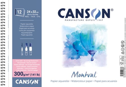 Canson - Aquarelblok 'Montval' - 240x320mm - 300g