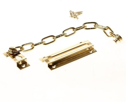 Dulimex deurketting messing gepolijst