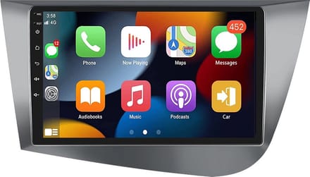 BG4U - Android Navigatie Radio geschikt voor Seat Leon MK2 2005-2014 met Apple Carplay en Android Auto