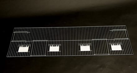 Voorfront 80 x 30 cm met nestdeuren - Voorfronten - Voorfront 30cm hoog - Kooien