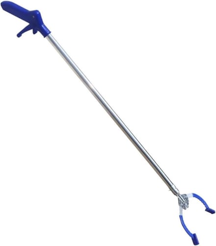 Afvalprikker - Grijpstok Hulpmiddel - Voorwerpen Pakken - Opvouwbaar Ontwerp - 88.5 cm - Blauw