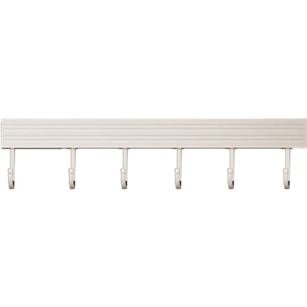 Wandmontage Keukenhakenrek Ruimte Aluminium Keukengerei Hanger Punch Free Lepel Schop white