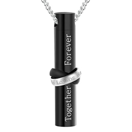 Fako Bijoux® - Ashanger / Assieraad - Cilinder - Together Forever - Zwart