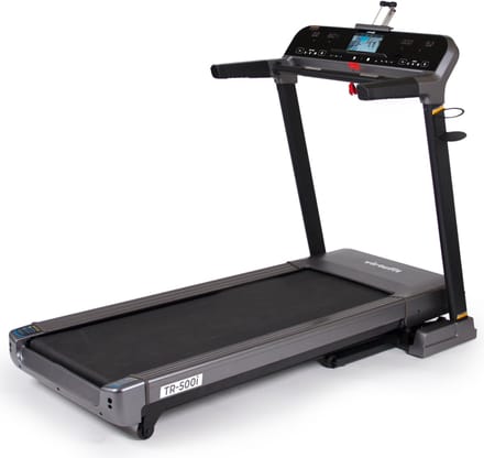 VirtuFit Elite TR500i Loopband - Tot 20 km/u - 15% Helling - Inklapbaar - 30 Programma’s - Incl. Display, Hartslagmeting en Tablethouder - FitShow, Kinomap & Zwift - Max. 150 kg