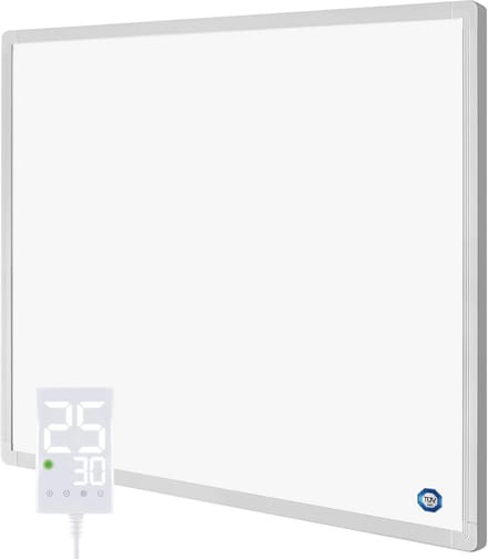 Verwarming Paneel - Thermostaat Verwarming - Snelle Ruimte Verwarming - Energiezuinig Stil - 50x60 cm - Wit