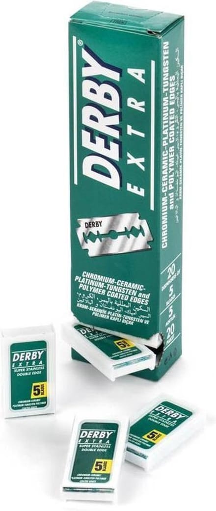 Derby Professional Double Razor Blades Scheermesjes - 100 stuks