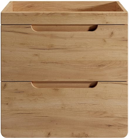 Vente-unique Zwevend meubel onder waskom, naturel - 60 cm - ARUBA