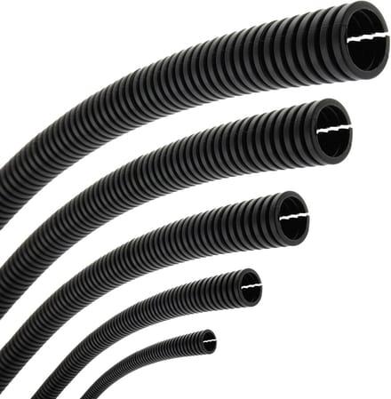 Gegolfde Buis - Kabel Bescherming - Kabels Bundelen - UV-Bestendig - 20 meter - Zwart